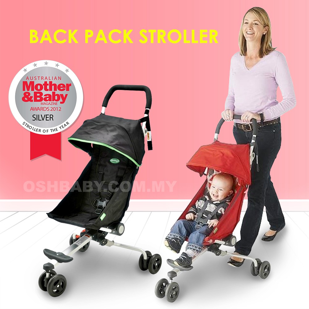 Compact stroller outlet backpack