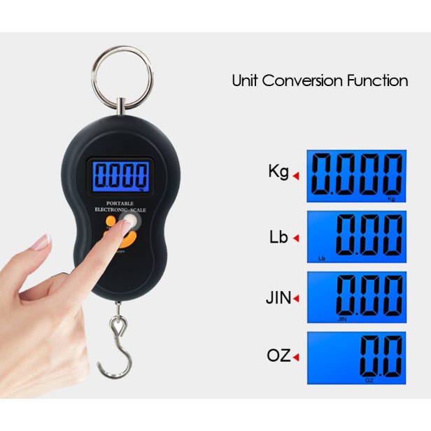 ELECTRONIC! Luggage Scale Travel Luggage Scale Bag Scale Timbang Beg Travel  Penimbang Beg Elektronik Up to 50kg Weight