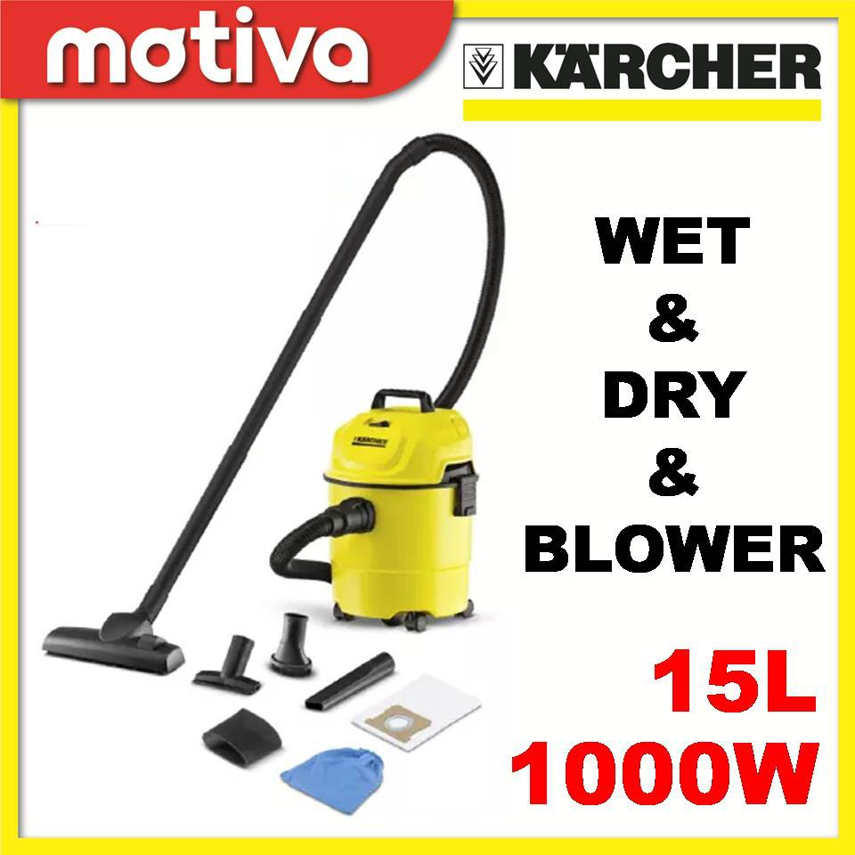 KARCHER WD3 17L Multi-Purpose Vacuum Cleaner 1000W w/ FOC 5PCS Paper Filter  Bags Vacuum Cleaner
