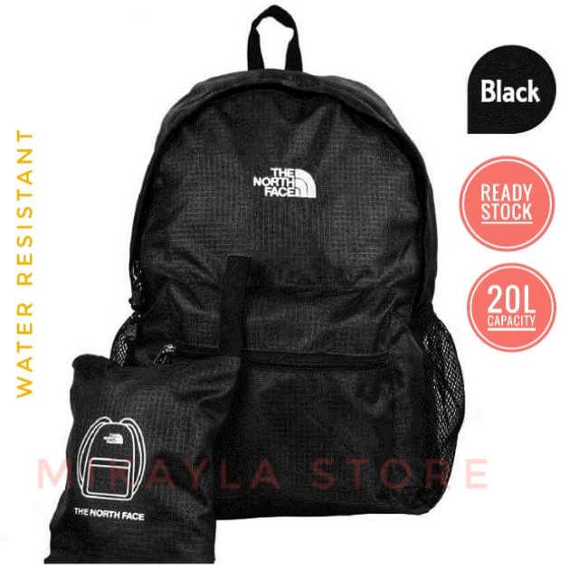 North face 2025 backpack foldable