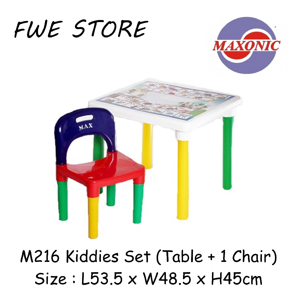 Abc table best sale and chair set