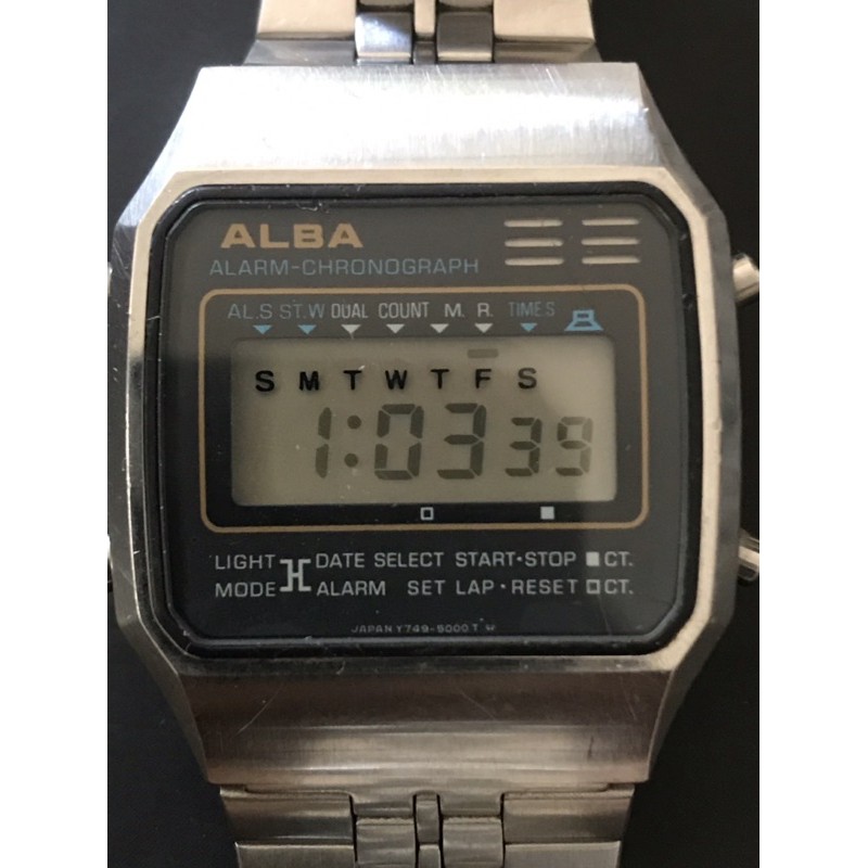 Jam Alba Digital Vintage Y749-5000 masih cun melecun | Shopee Malaysia