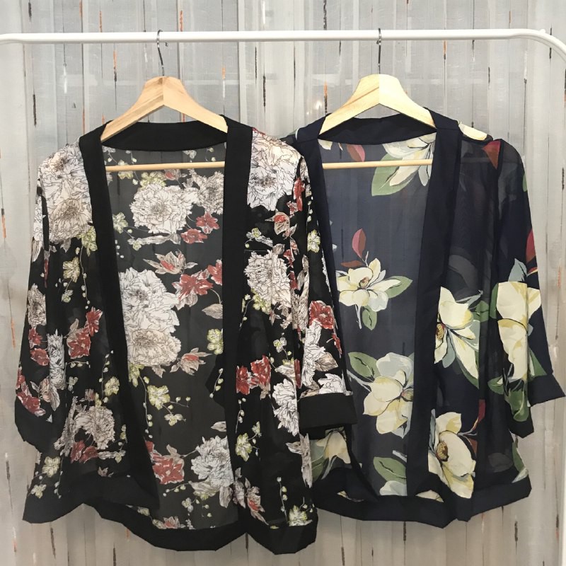 Kimono cardigan clearance shopee