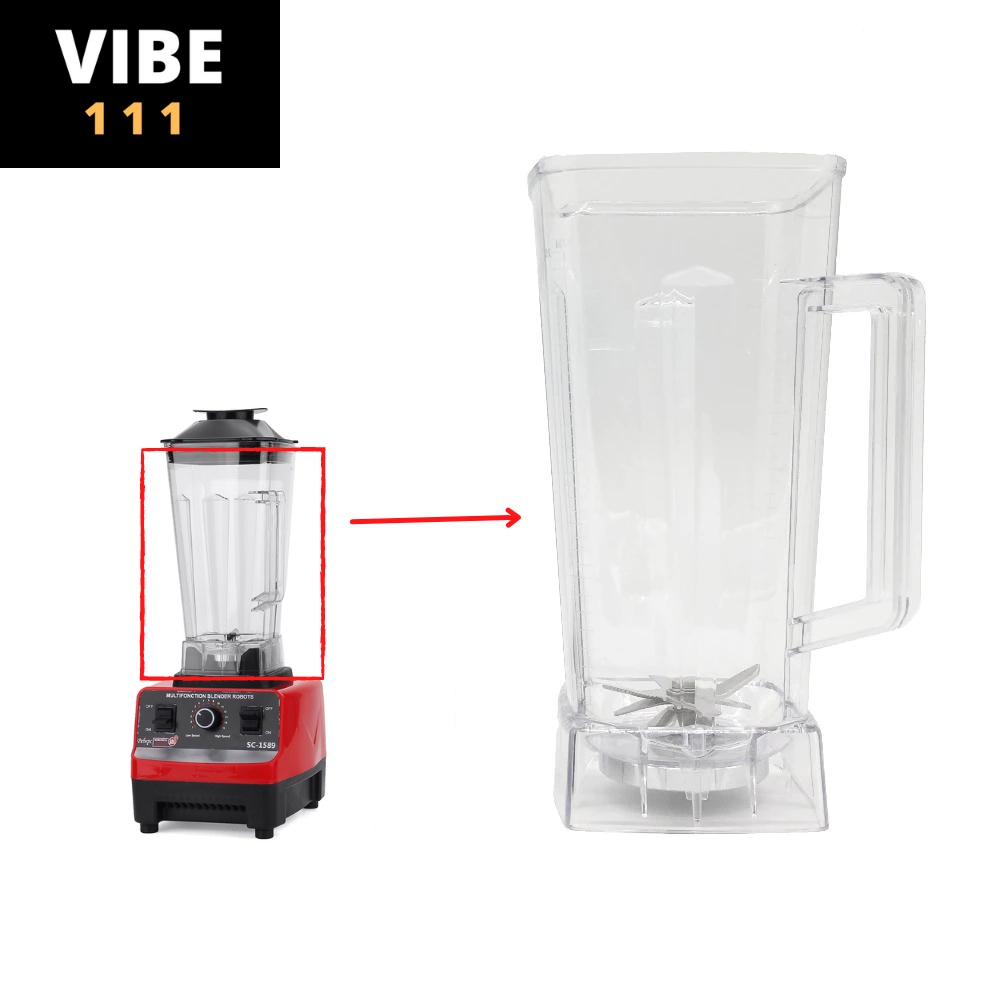 Heavy Duty Blender Food Processor Jug 2.5L ONLY | Shopee Malaysia