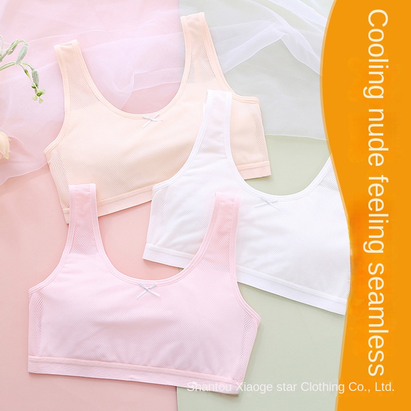 Second-stage junior high school girls underwear development period small  vest girls bra high school students 13 to 15 years old middle school  students -  - Buy China shop at Wholesale Price