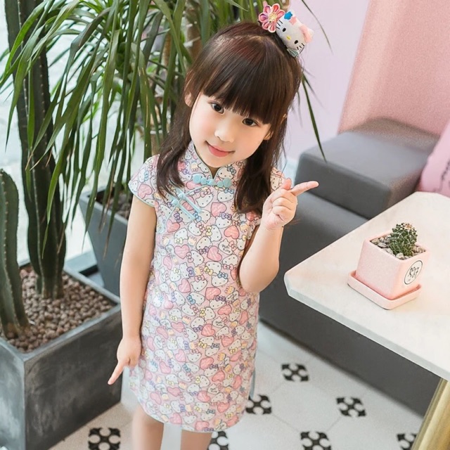 Hello clearance kitty cheongsam