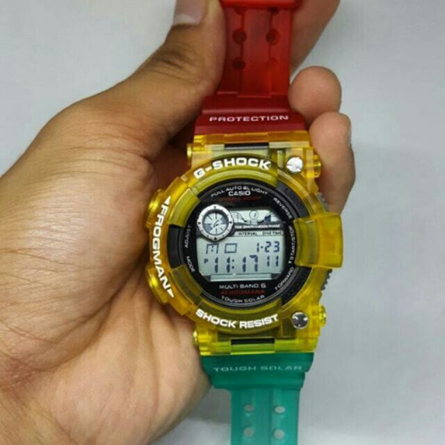 G shock best sale rasta jelly