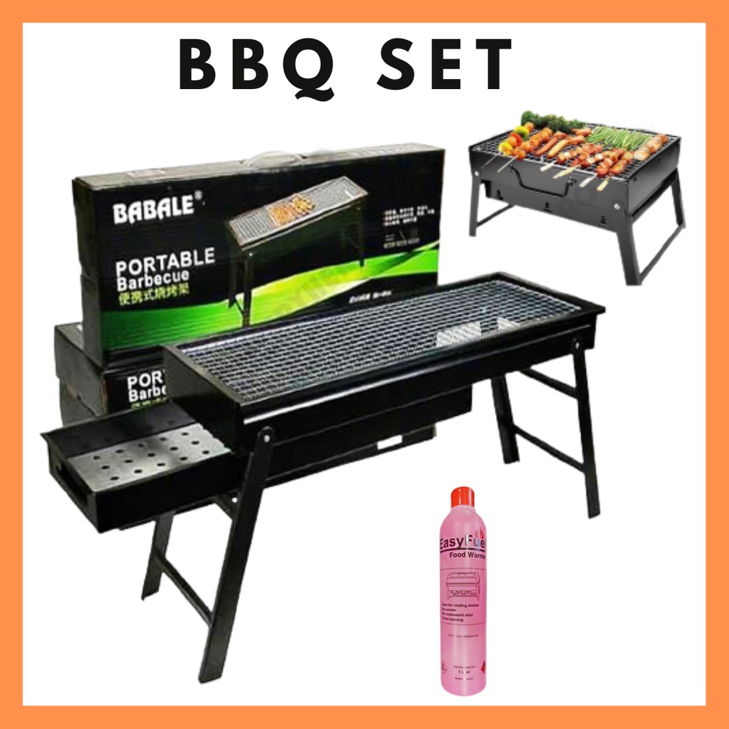 Outdoor bbq outlet set