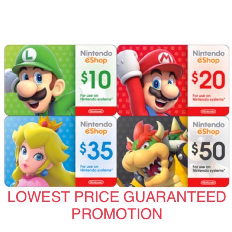 Nintendo store eshop shopee