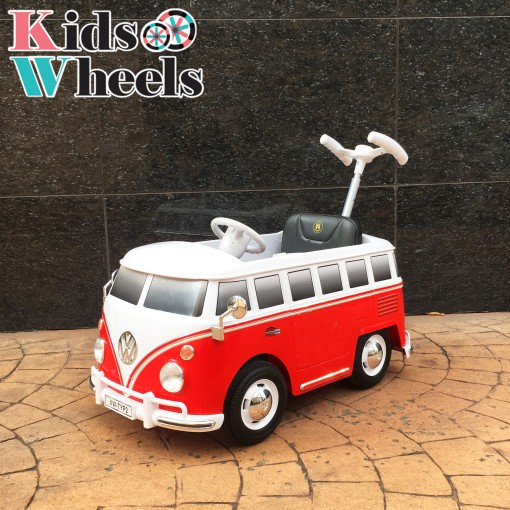 Vw bus push deals car