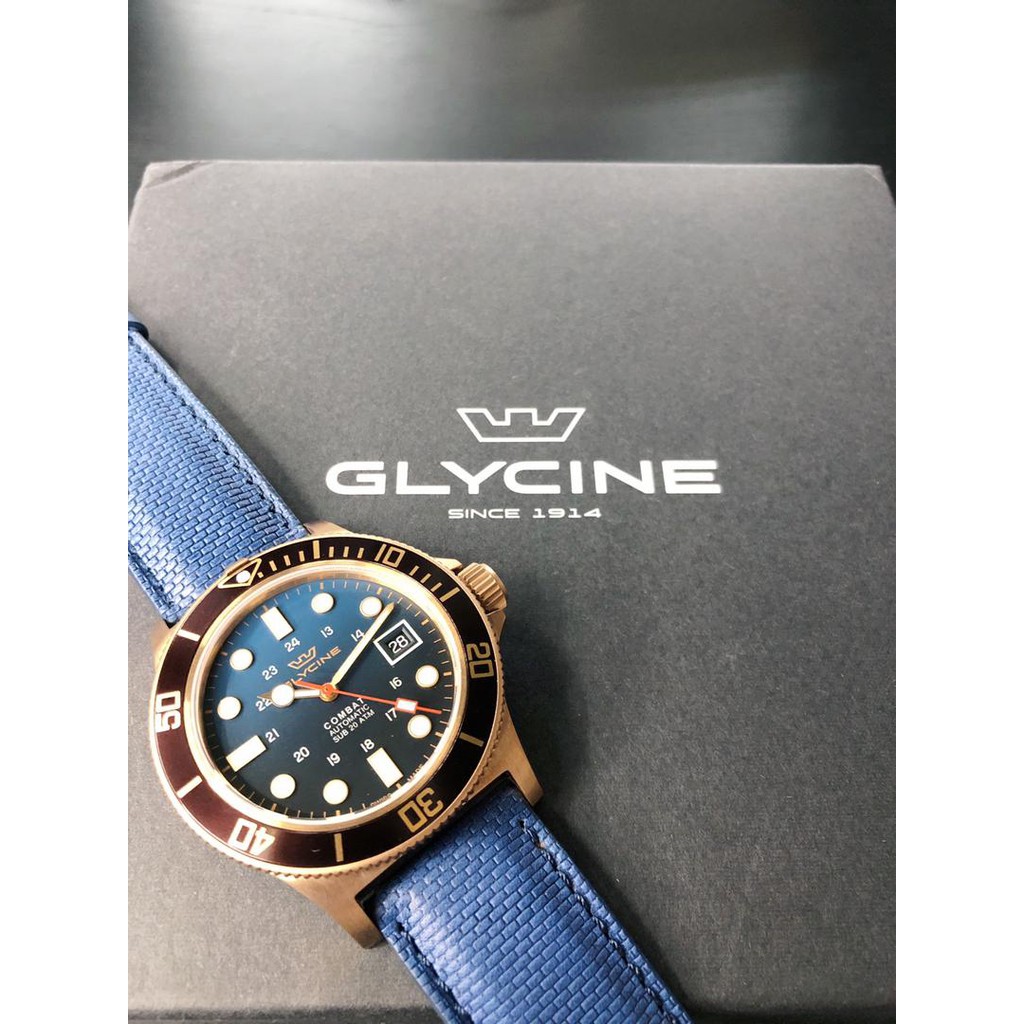 Glycine Watch Combat Sub GL0242 Bronze Shopee Malaysia