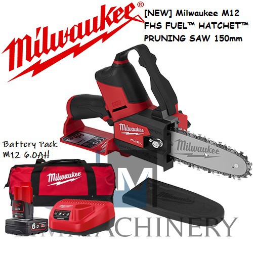 Milwaukee m12 hatchet pruning saw hot sale