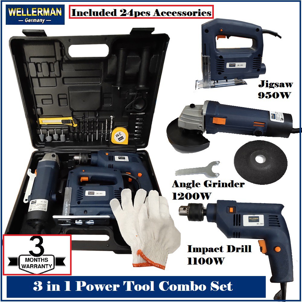 Drill and best sale jigsaw combo