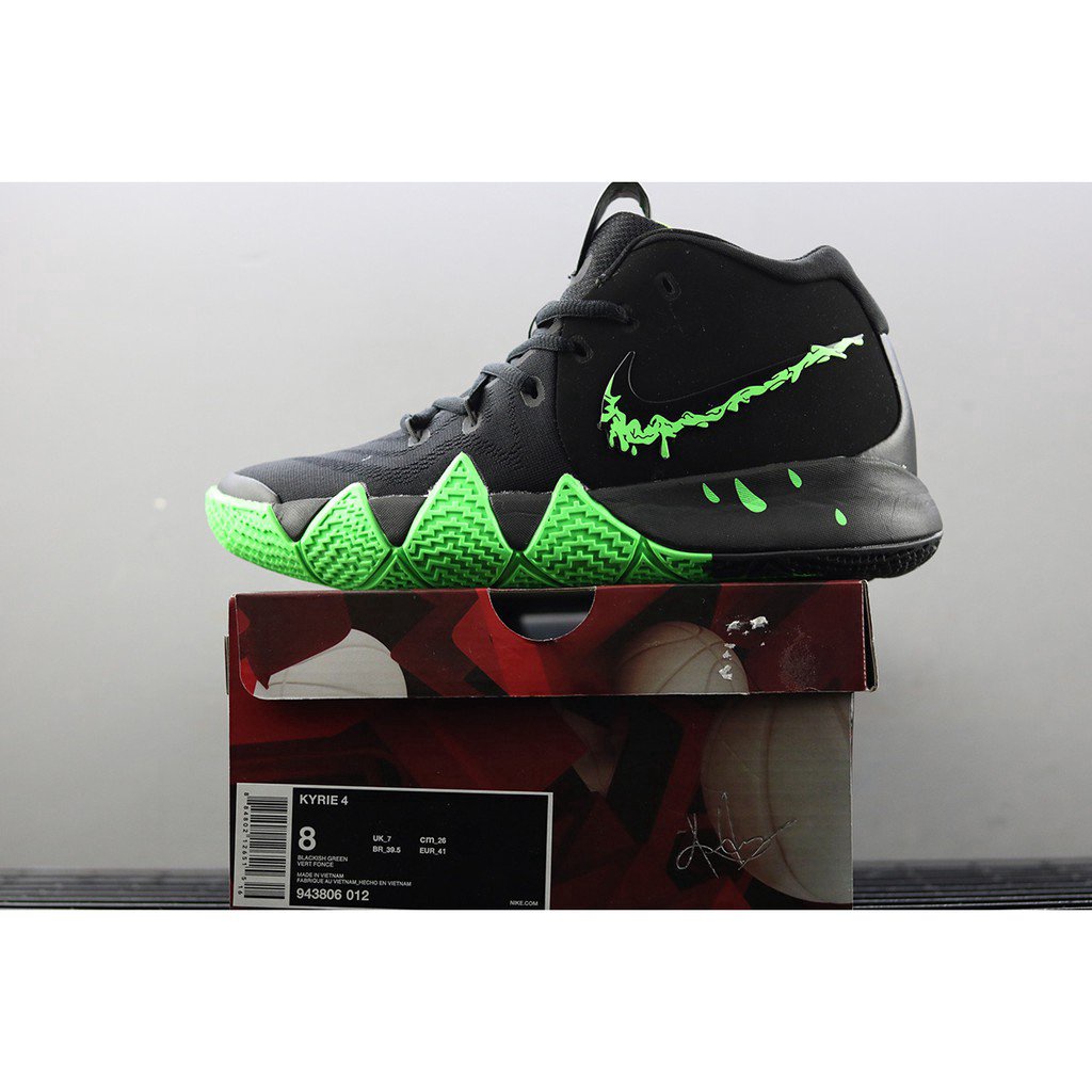 Kyrie 4 black and rage outlet green