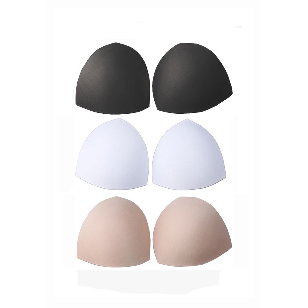 3 Pairs Bra Pads Inserts Removable Bra Inserts Pads Bra Cups Inserts For  Sports Bra And Bikini Tops Swimsuit