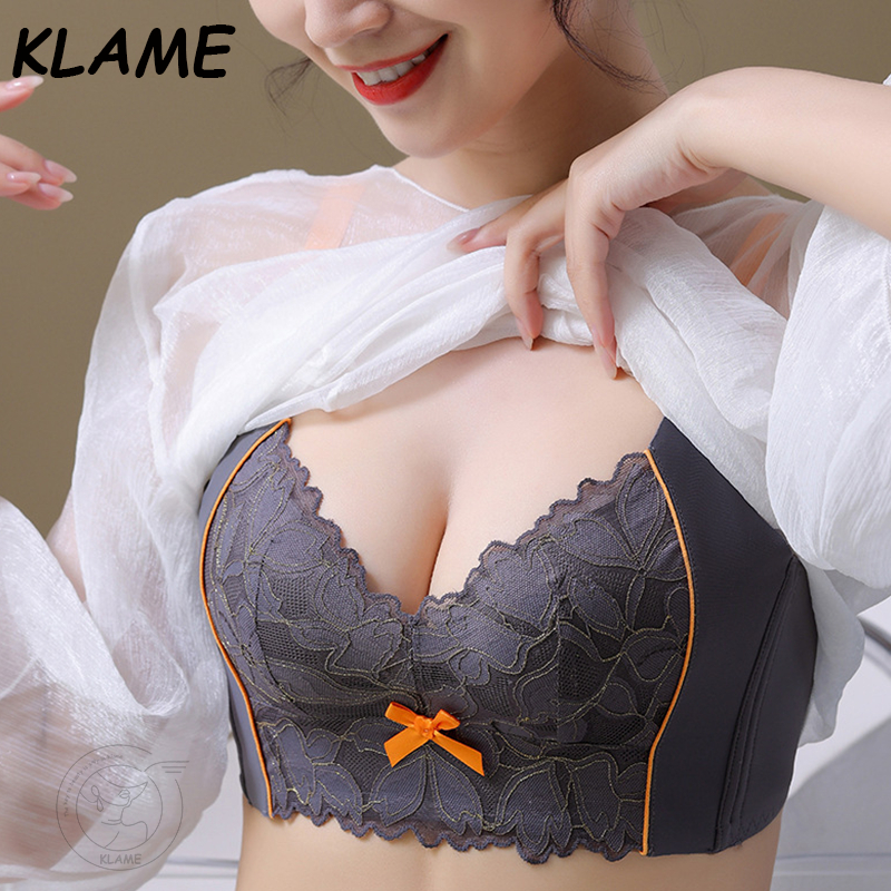 Small breasts,extra thick,sexy bras,and underwear are gathered  together,without any marks,with side breasts and adjustable shape -  AliExpress