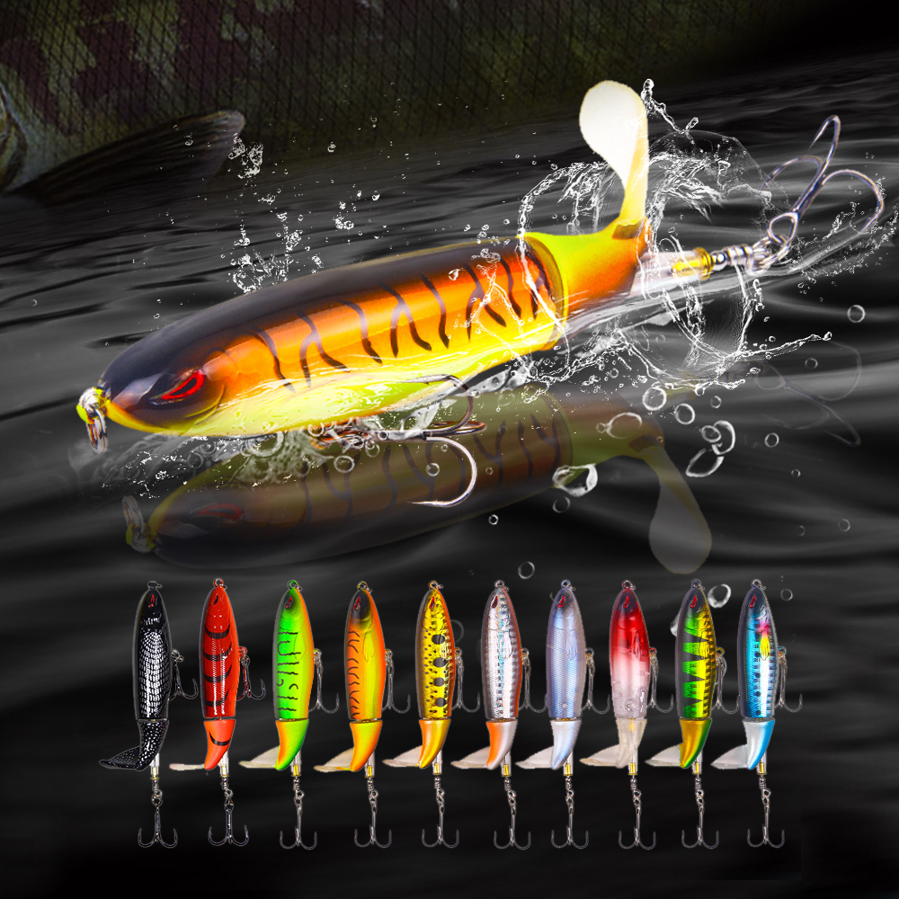 Fishing Lures 11cm/13g Water Surface Lure Lure 5 Colors Bionic Bait Hard  Bait For Sea Bass Fish Lures Lot