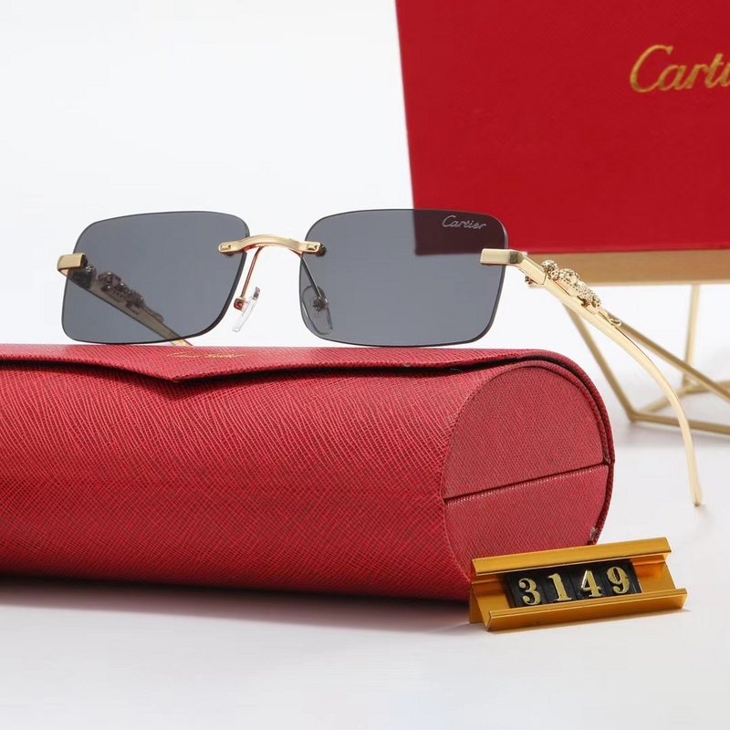 Red frame cartier online glasses