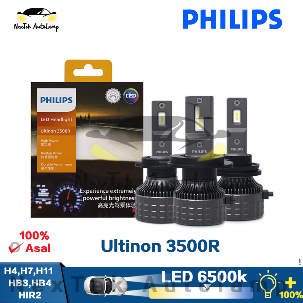 Phlilps Led H1 H4 H7 H11 Ultinon Pro9000 H8 H16 Hb3 Hb4 H1r2 9005