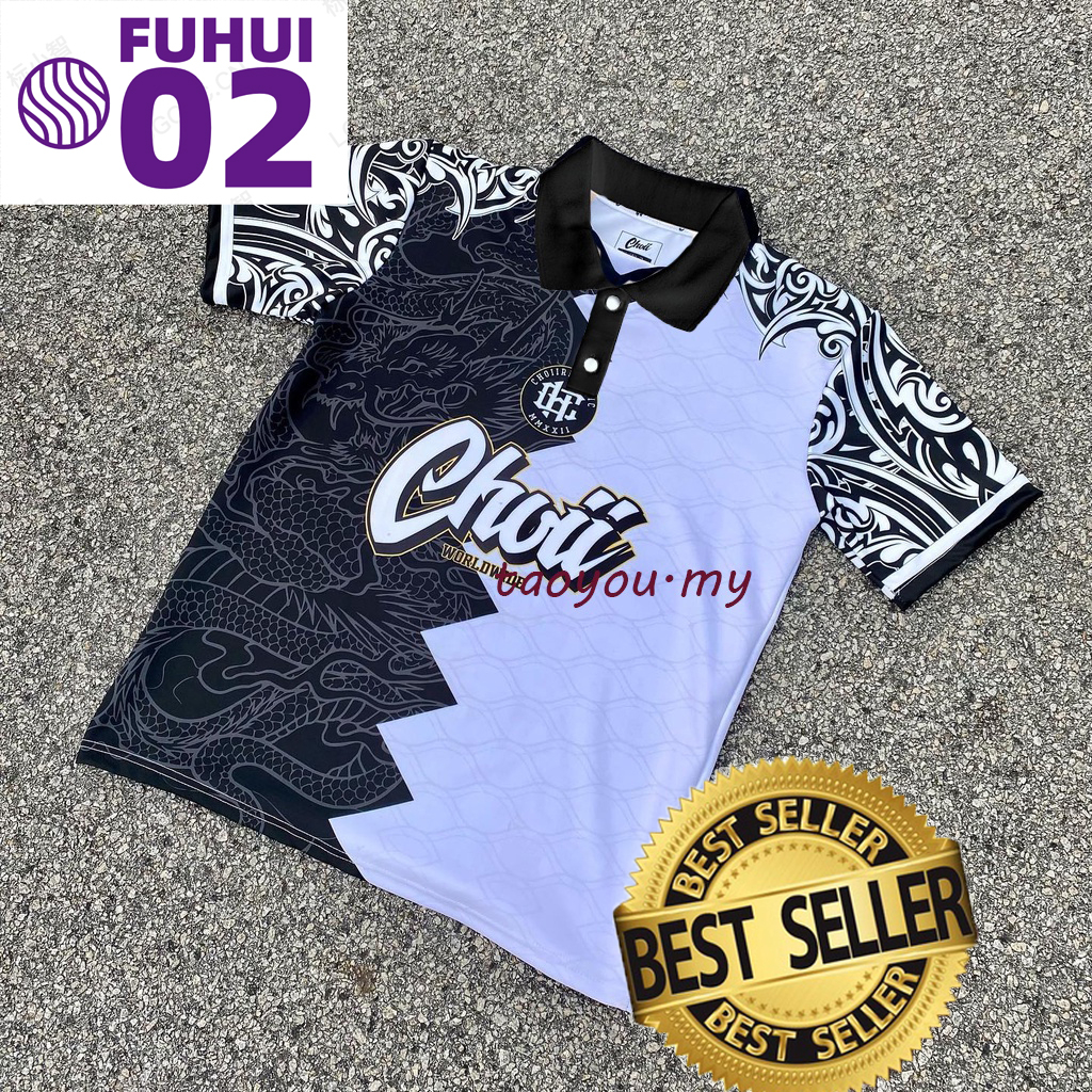 Choii Baju Tshirt Lelaki Thailand Viral Custom Jersey Ootd Collar