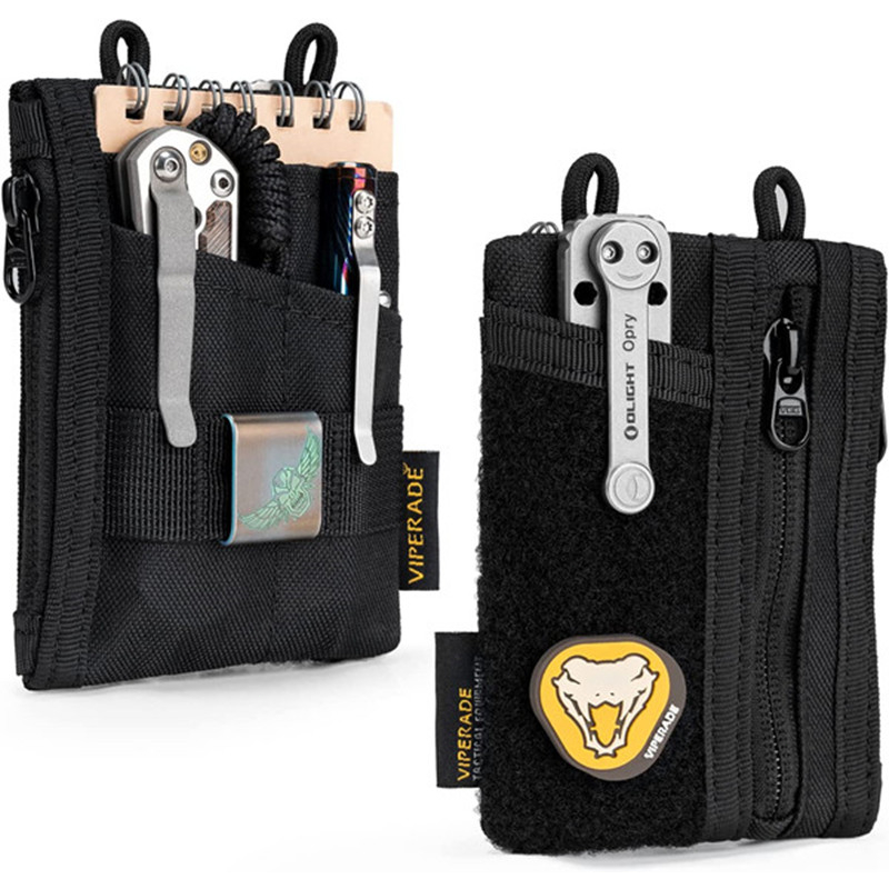 VE27 Organizer Pouch, Cordura EDC Pouch with Zipper Pocket