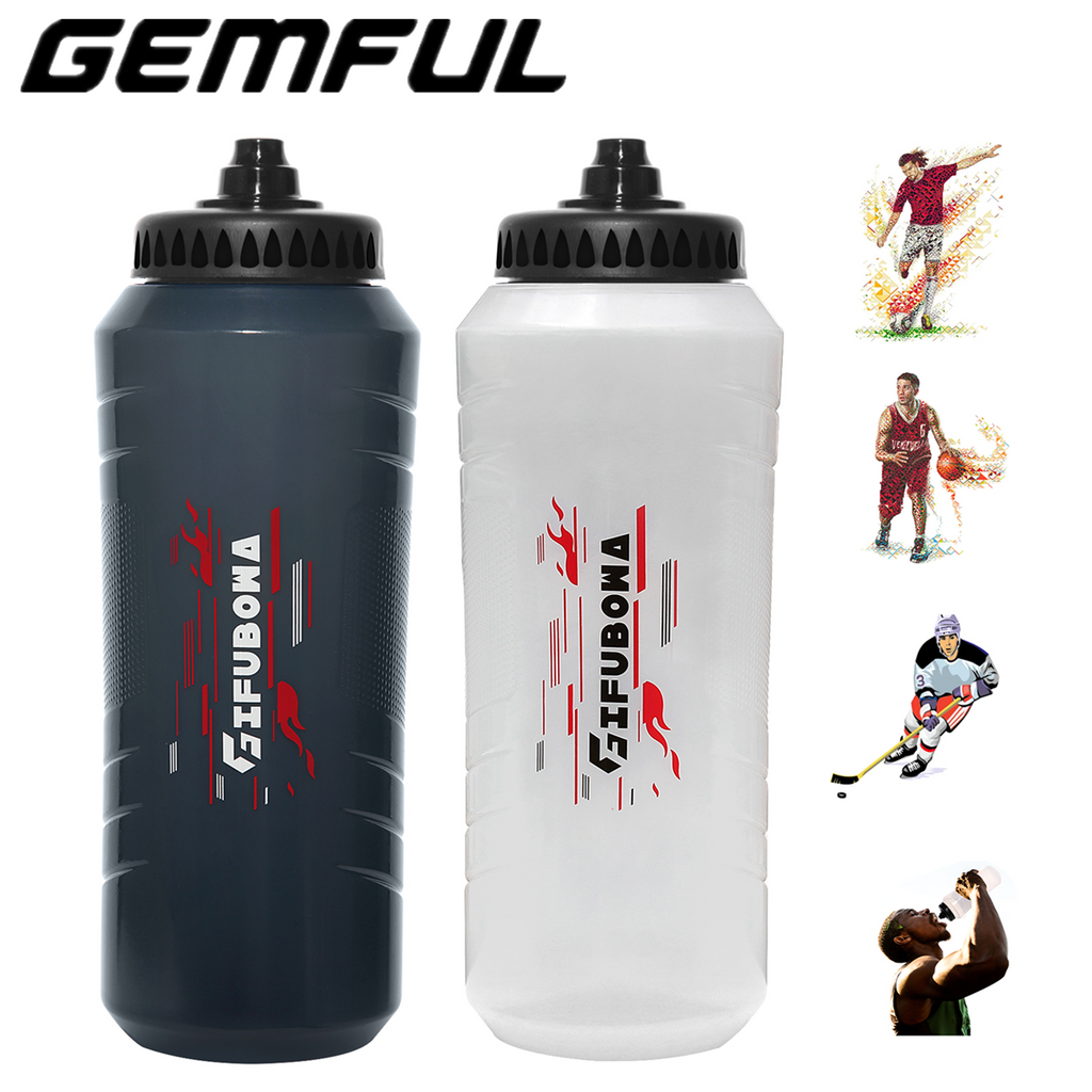 GEMFUL Large Water Bottle Motivational 3L - BPA Free Big Jug for Men Women