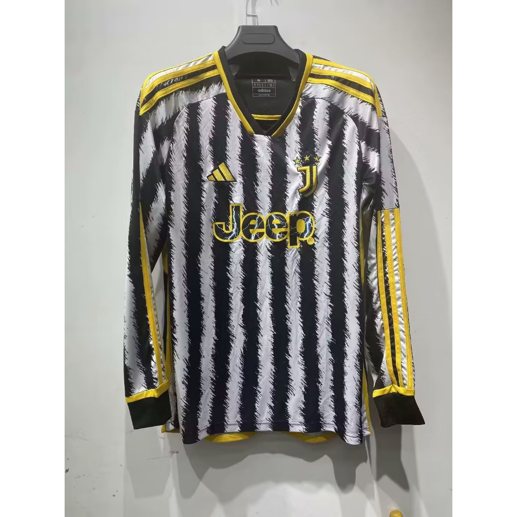 Juventus home kit long 2024 sleeve