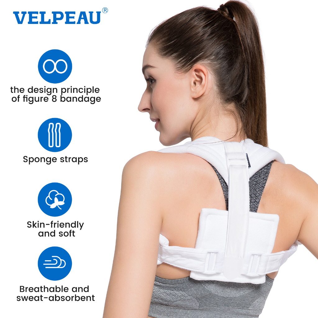 Velpeau Figure 8 Clavicle Brace Broken Collarbone Support, Posture