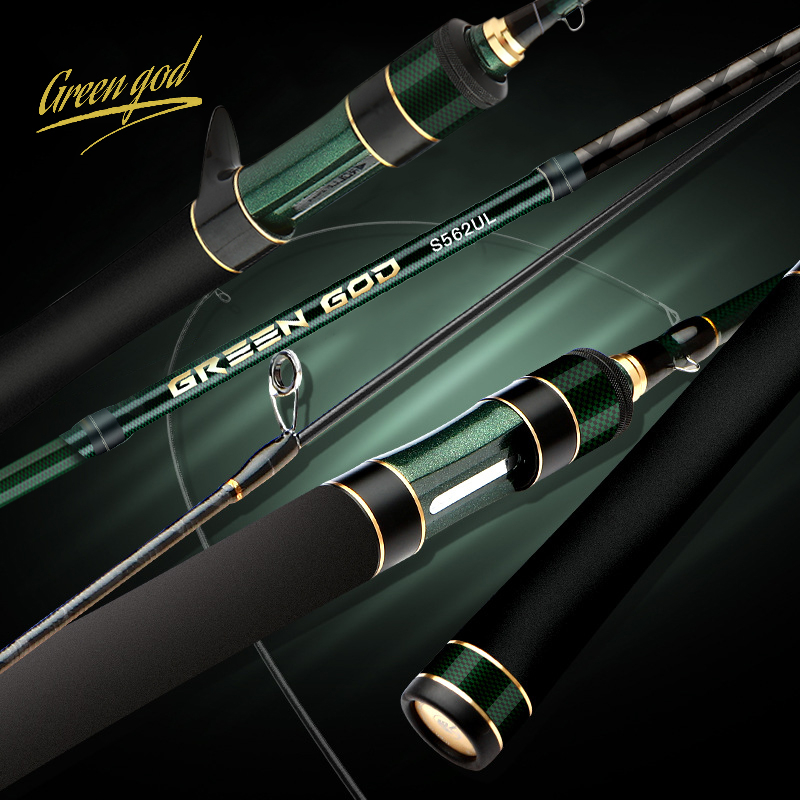 1.38m/1.5m/1.68m/1.8m UL Fishing Rod Ultralight Rod Spinning/Baitcasting Rod  BC Prawn Fishing Rod