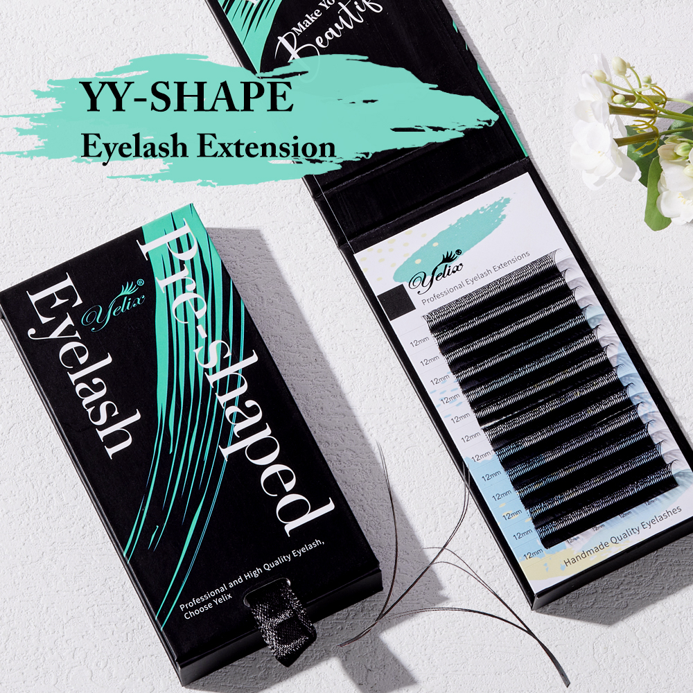 Y Shape Eyelash Extensions Premade Fans Single&Mixed 8-15mm