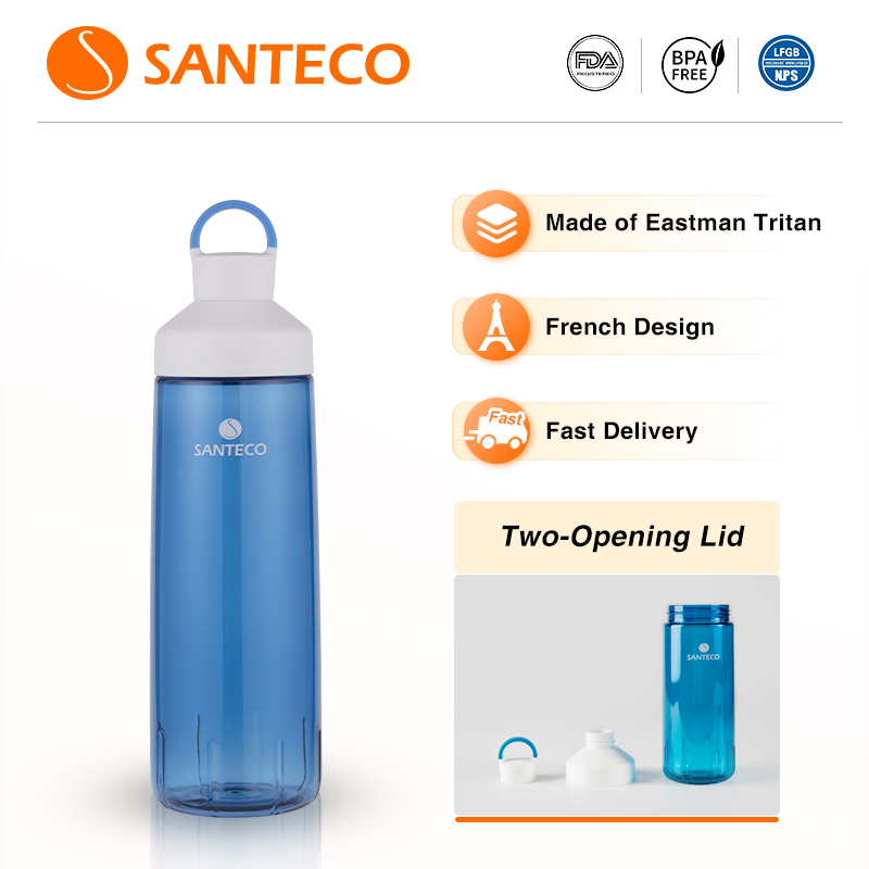 SANTECO Stainless Steel Water Bottles Free Shipping for Yoga Gym