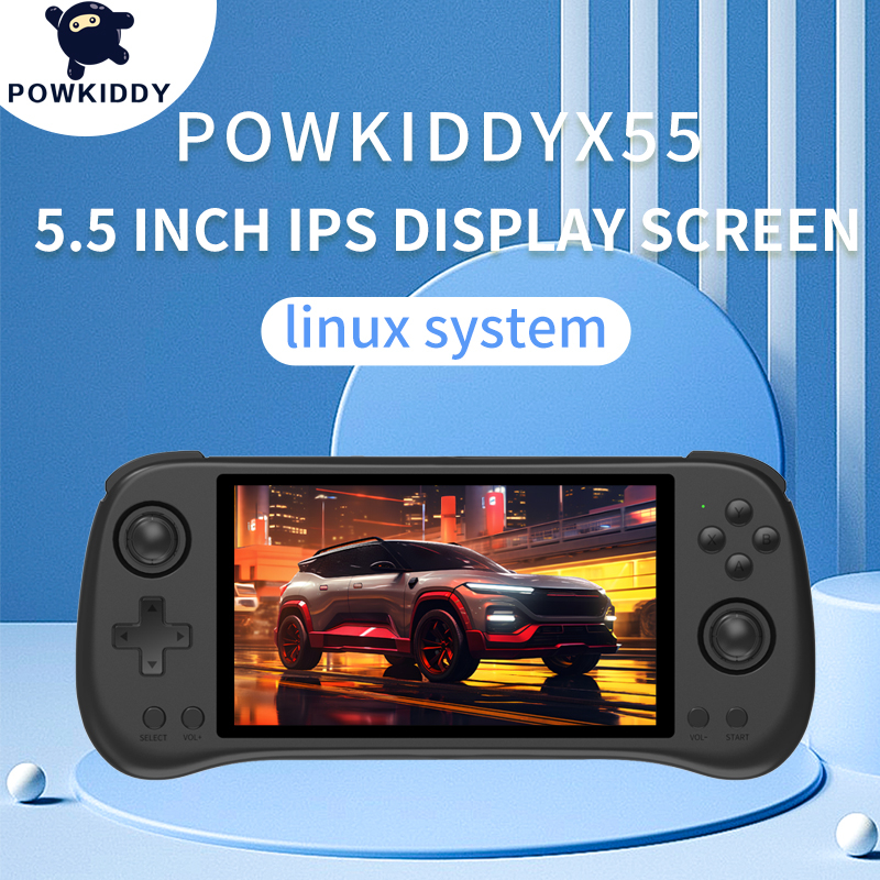 POWKIDDY X18S 5.5 Inch IPS Screen Black Version Android 11 L3+R3 Funct –  Powkiddy official store