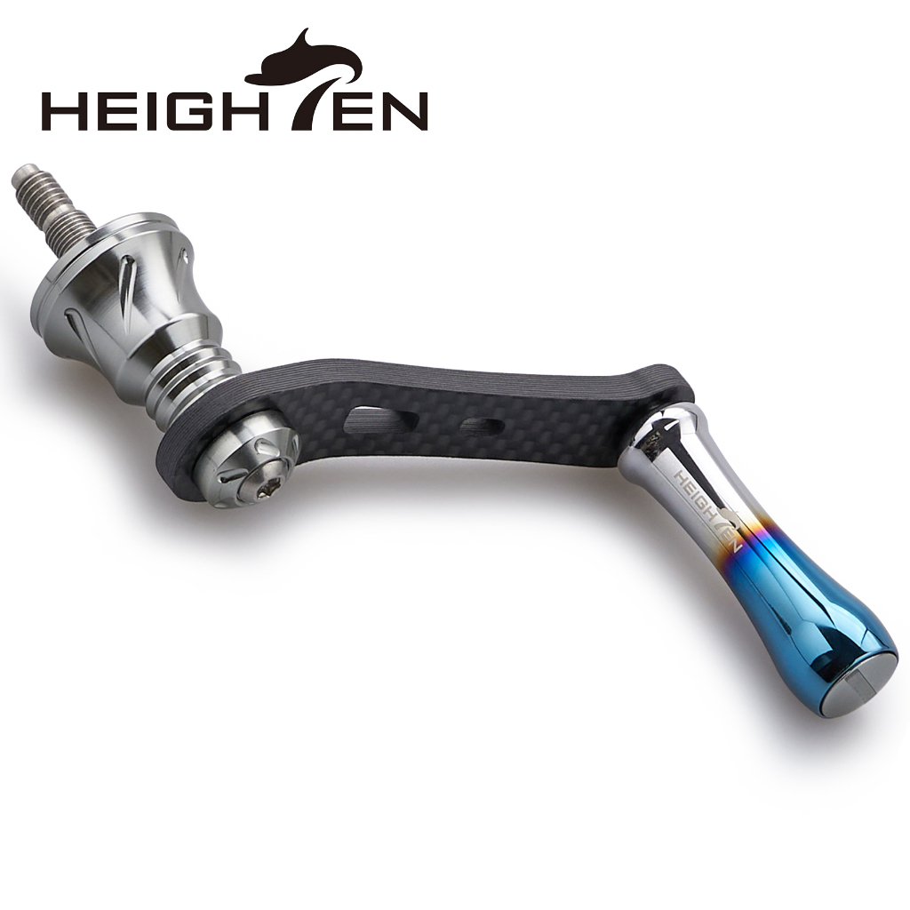 HEIGHTEN 42mm Carbon Reel Handle With 11mm Knob for Shimano and Daiwa Spinning  Reel