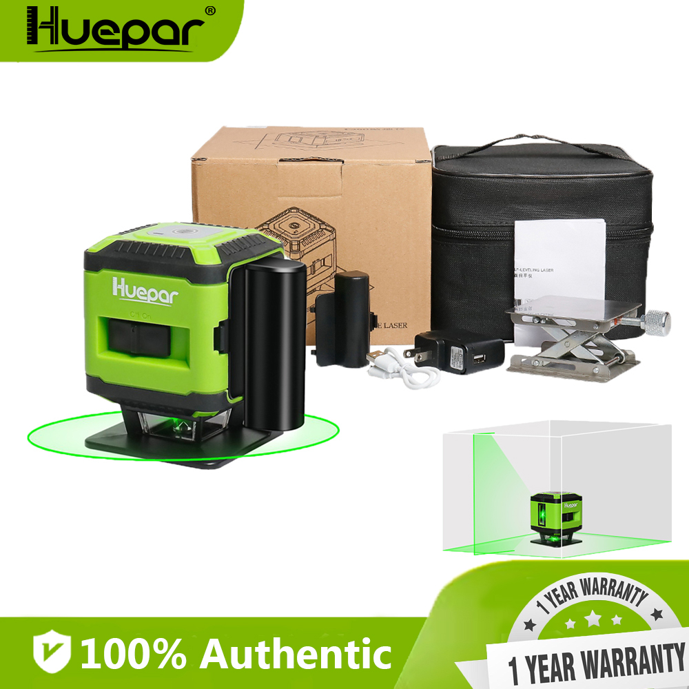 Huepar 360 laser level deals green beam