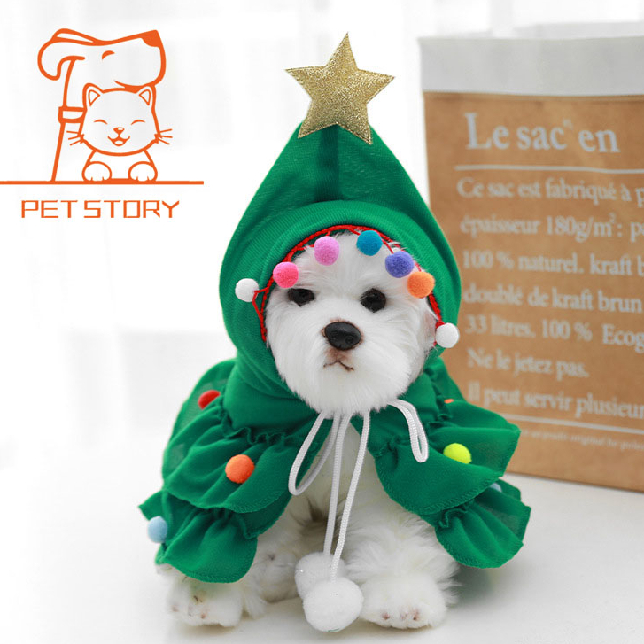 Dog christmas tree hot sale outfit