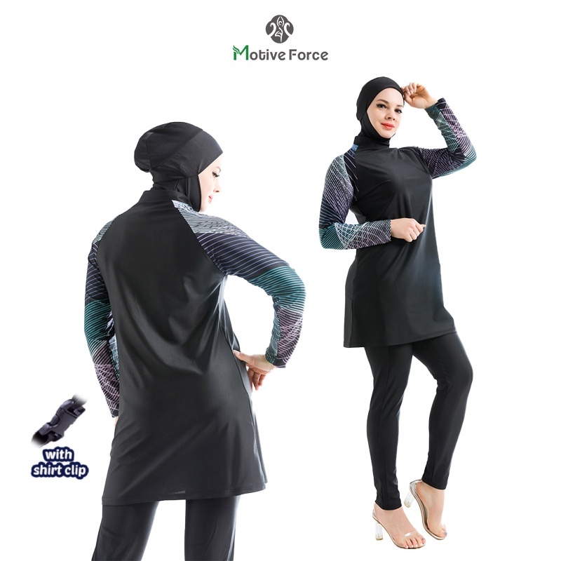 Muslimah Swimming Suit (3 Pcs/M-4XL)