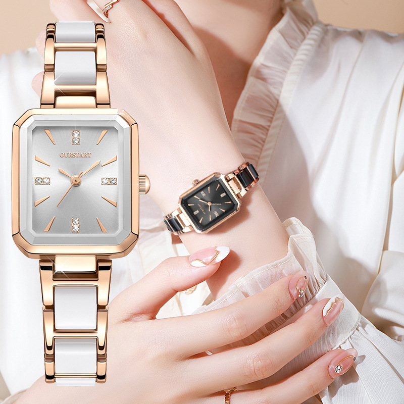 Womens square face outlet watch