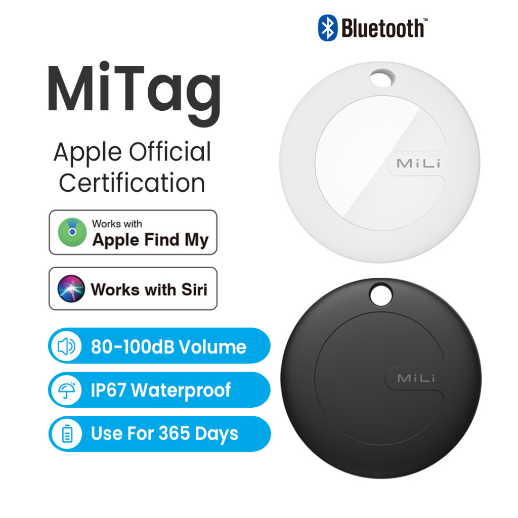 xiaomi MiJia mitag Key Finder Item Finders,MFi Certified Bluetooth