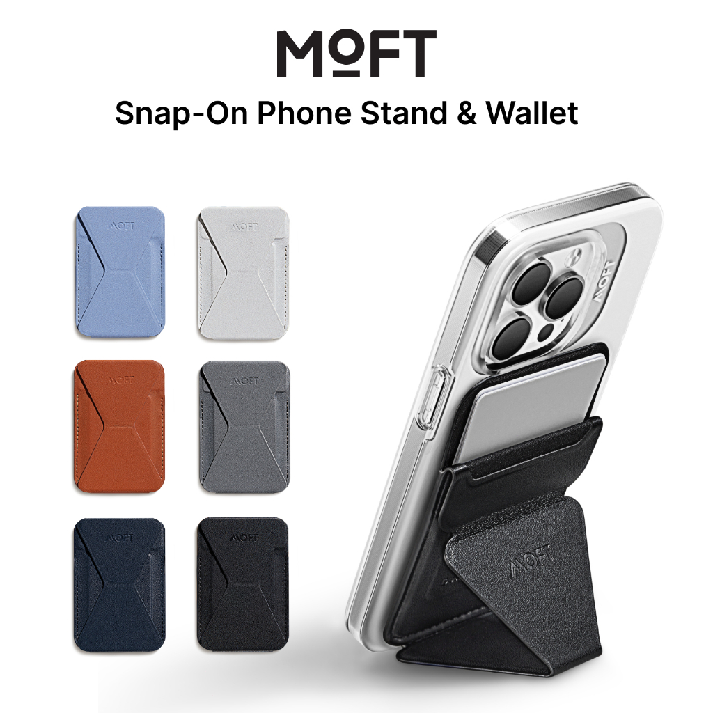MOFT MagSafe Wallet Magnetic Card Holder, Adjustable Wallet Stand with Open  ID Window, Quick Access Flash Wallet Phone Stand for iPhone 15/14/13/12
