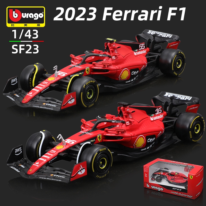 Bburago 1:43 2023 F1 Model Regular Version Alfa Romeo C43 Car Decoration  Valtteri Bottas Alloy Formula Racing Diecast Toy