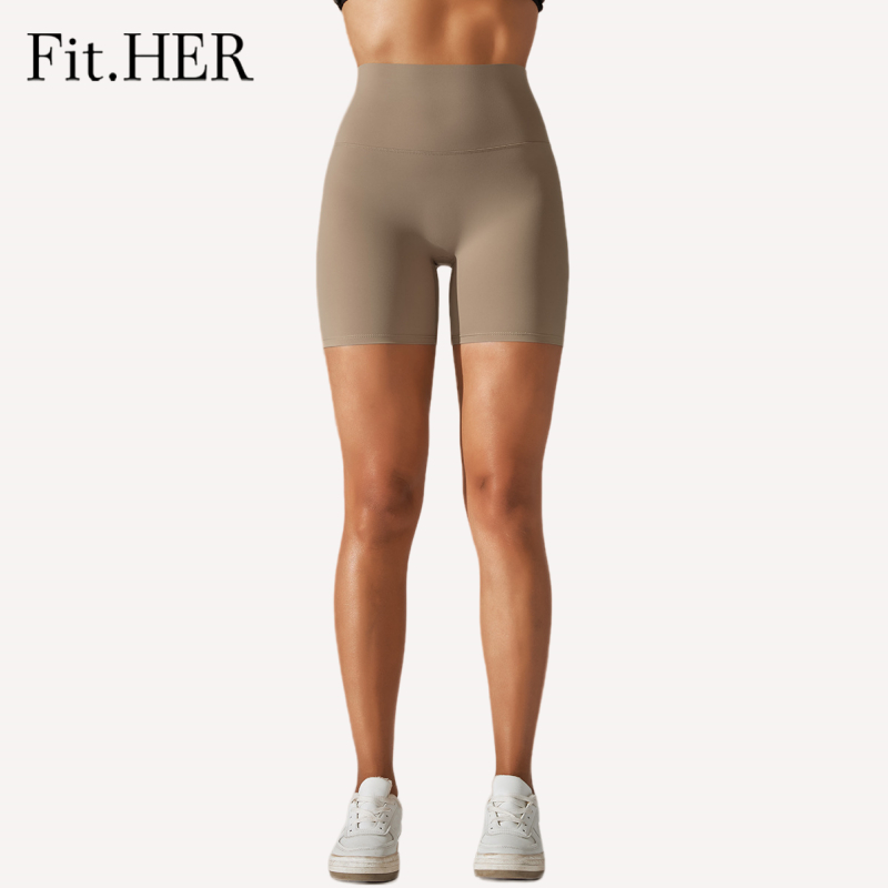 Designer Leggings Shorts Womens Yoga Shorts Womens Solid Color Yoga Short  With Double Sided Matte Tight High Waisted Elastic Exercise And Fitness  Shorts From Clothing35, $16.29