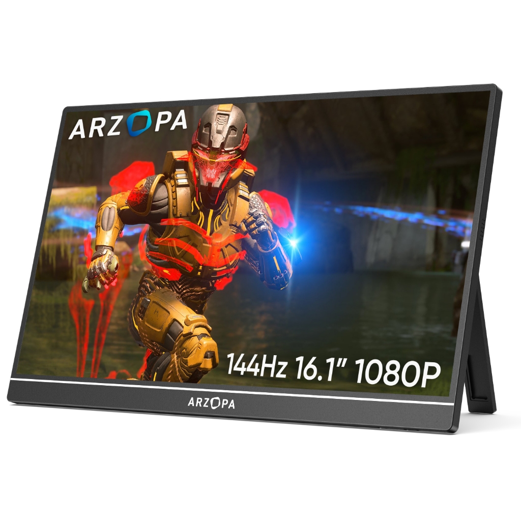 Arzopa Portable Monitor 17.3 Inch, 1080P FHD HDR IPS Laptop Computer  Monitor HDMI USB C External Screen A1 MAX 
