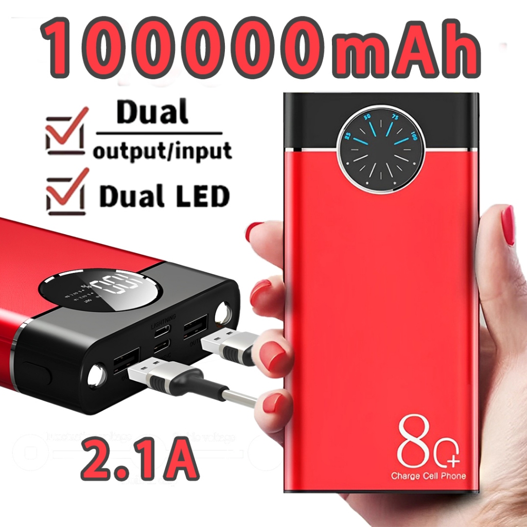 powerbank 80000mah 100% original fast charging power bank