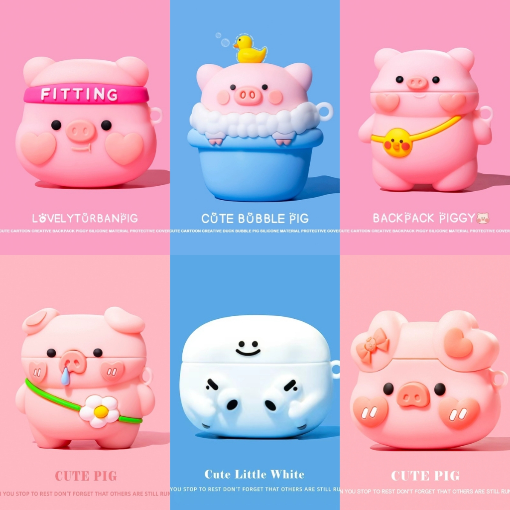 Pink Piggy Airpods Case Cute Airpods Pro 2 Case Pig Airpods 3 Case