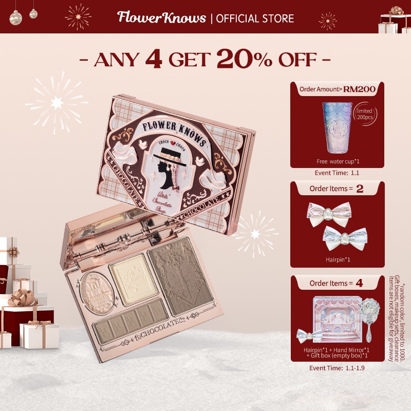 Flower Knows Chocolate Wonder-Shop Highlighter & Contour 16g