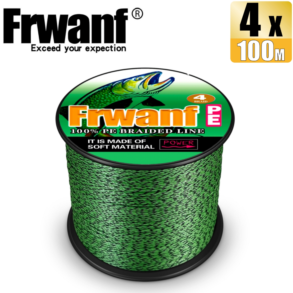 Frwanf Braided Fishing Line 8 Strands Super Strong PE Fishing