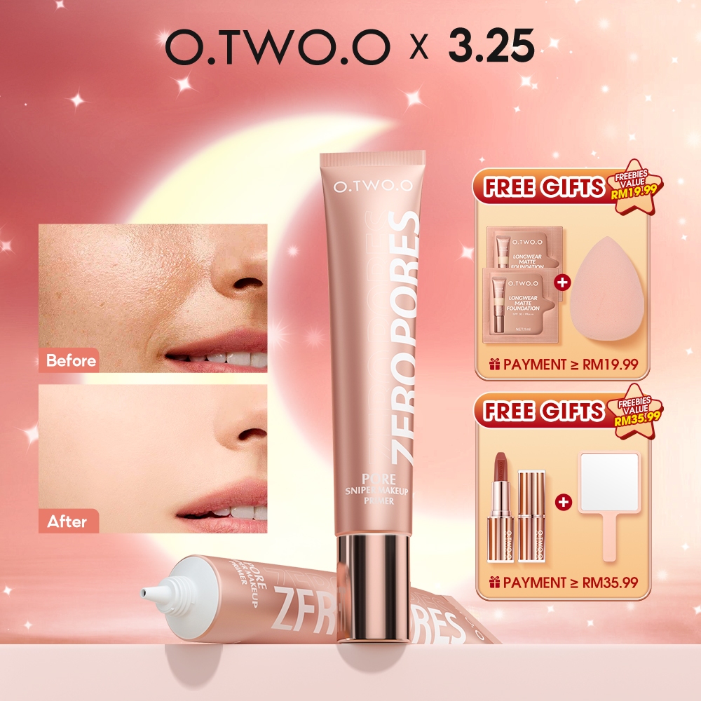 O.TWO.O Primer Make Up Base Invisible Pore Soft Focus Makeup Oil