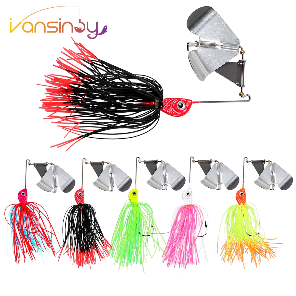 Spinnerbait Fishing Lures Bass Fishing Buzzbait Multicolor Bass