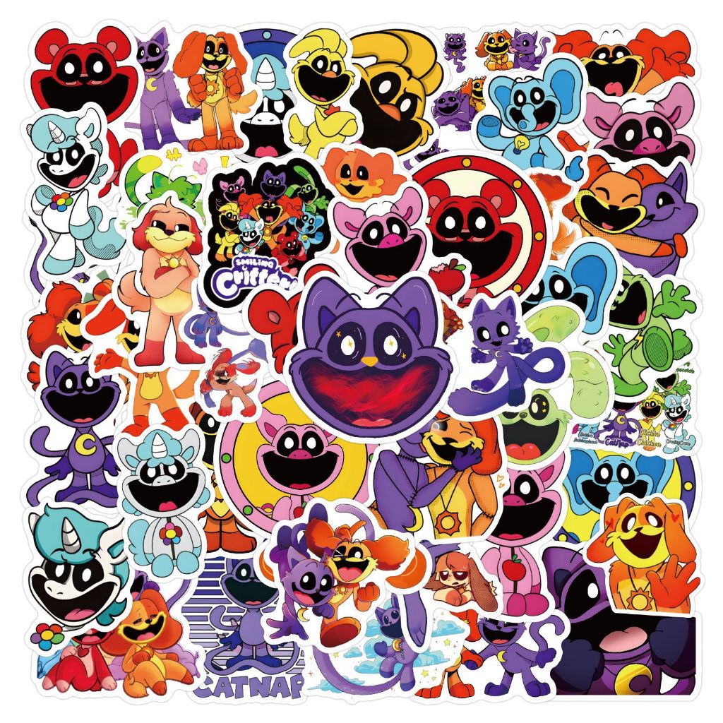 Playcare Poppy Playtime Smiling Critters Sticker Catnap 12 25 2022