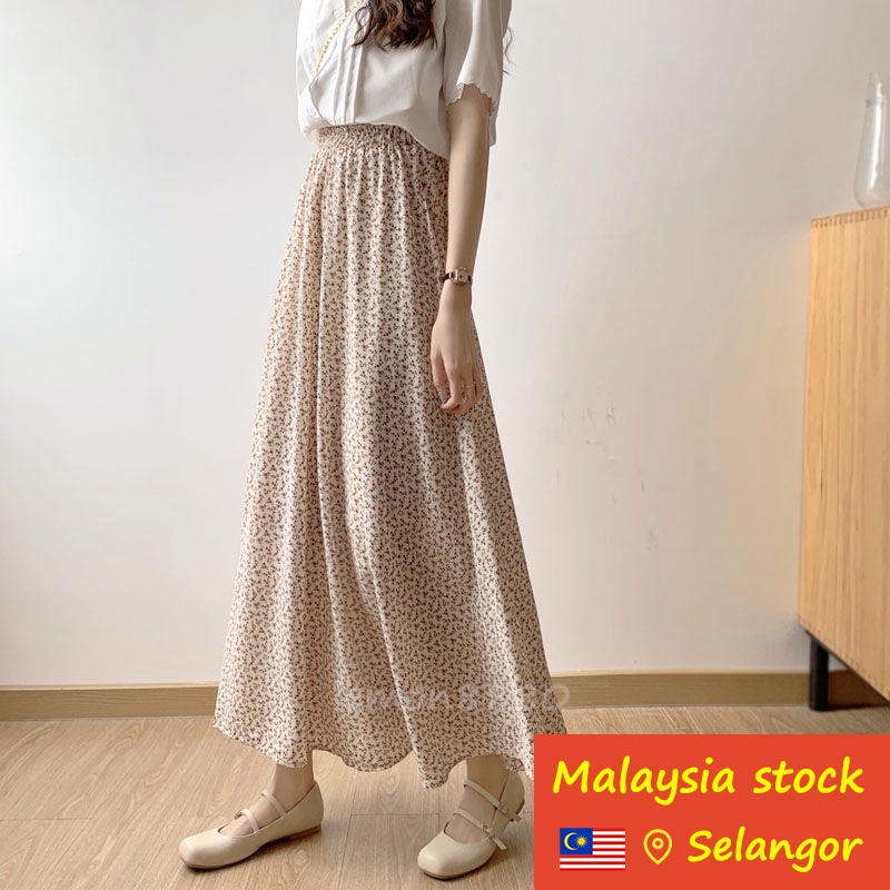 Chiffon maxi skirt malaysia best sale